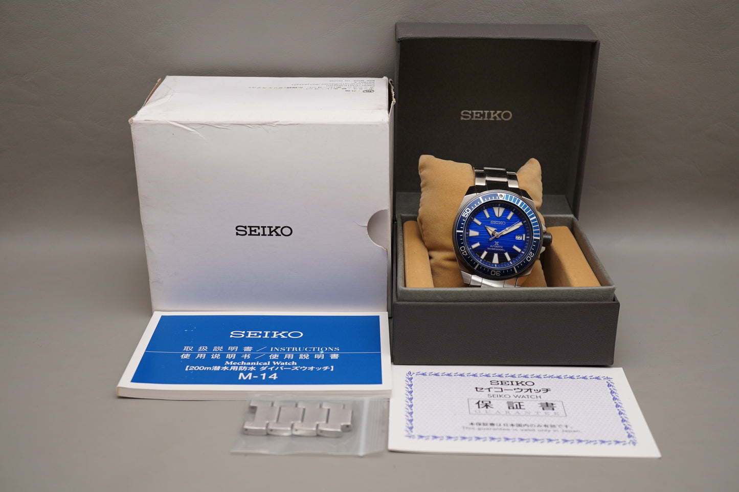 Seiko Prospex SBDY019 4R35 Save The Ocean Blue Dial Samurai Automatic Watch