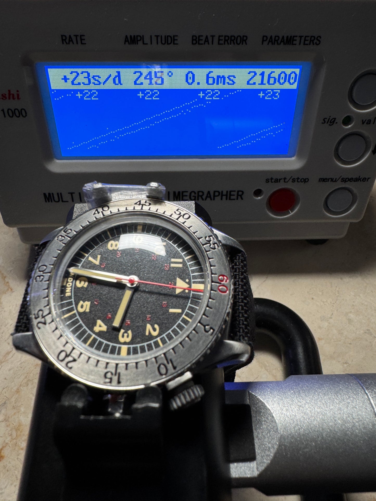 Undone ARO-CMD-SLB NH35 Aero Commando Black Dial Vintage Style Automatic Watch