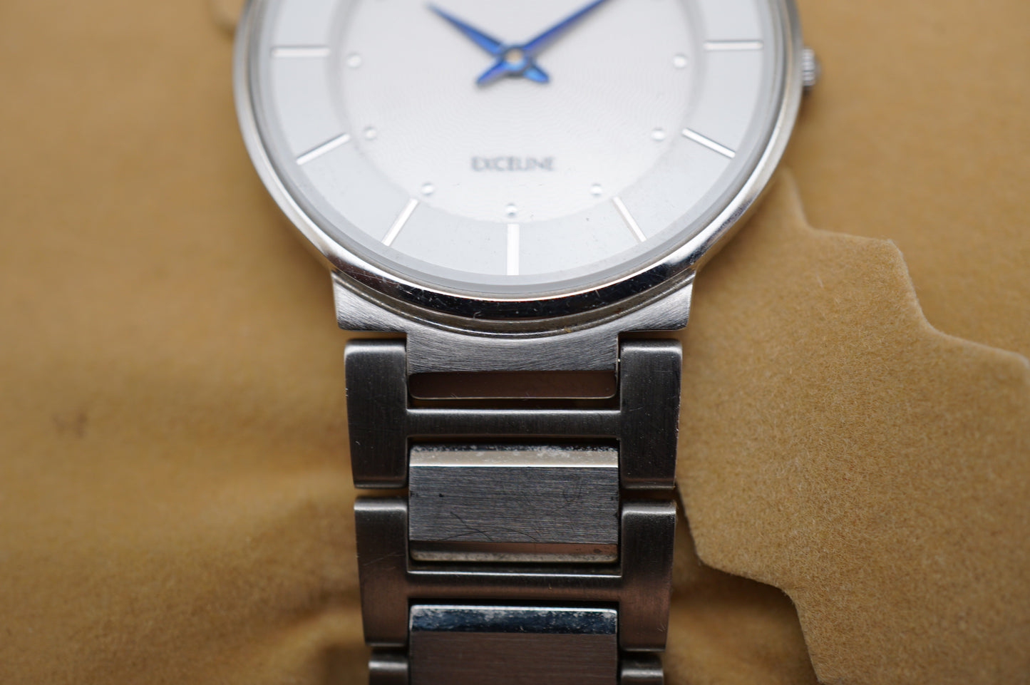 Seiko Exceline SWDL147 4J40 Sunburst White Dial JDM Ladies Quartz Watch