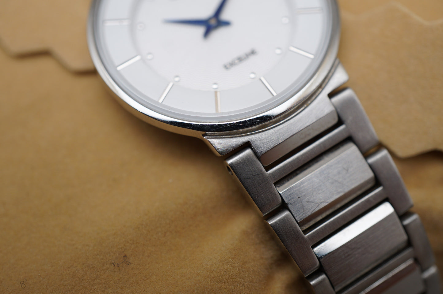 Seiko Exceline SWDL147 4J40 Sunburst White Dial JDM Ladies Quartz Watch