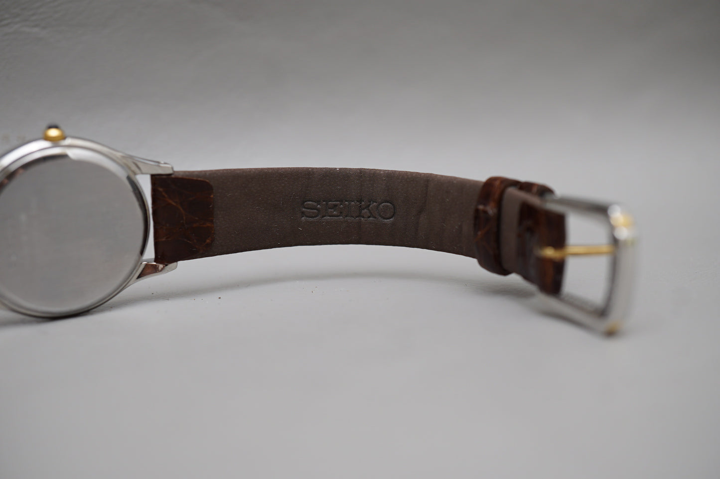 Seiko Exceline SWDL162 4J41 Roman Numeral Pearled Dial Ladies Quartz Watch