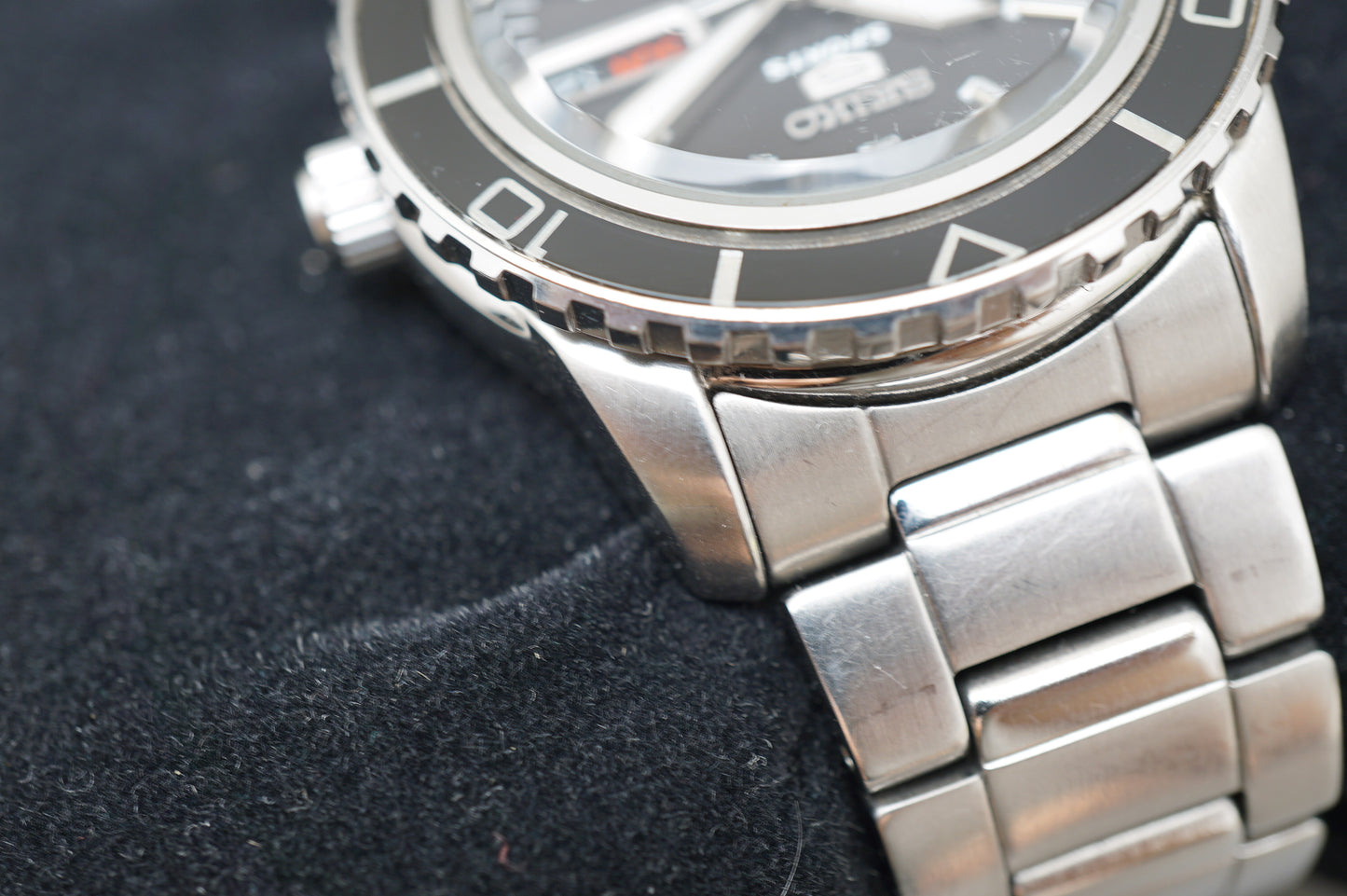 Seiko 5 Sports SNZH55K1 7S36 Fifty Five Fathoms Black Dial Automatic Watch