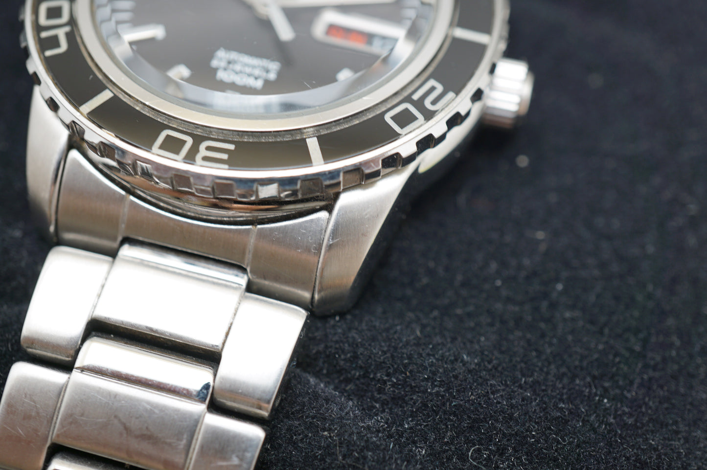 Seiko 5 Sports SNZH55K1 7S36 Fifty Five Fathoms Black Dial Automatic Watch