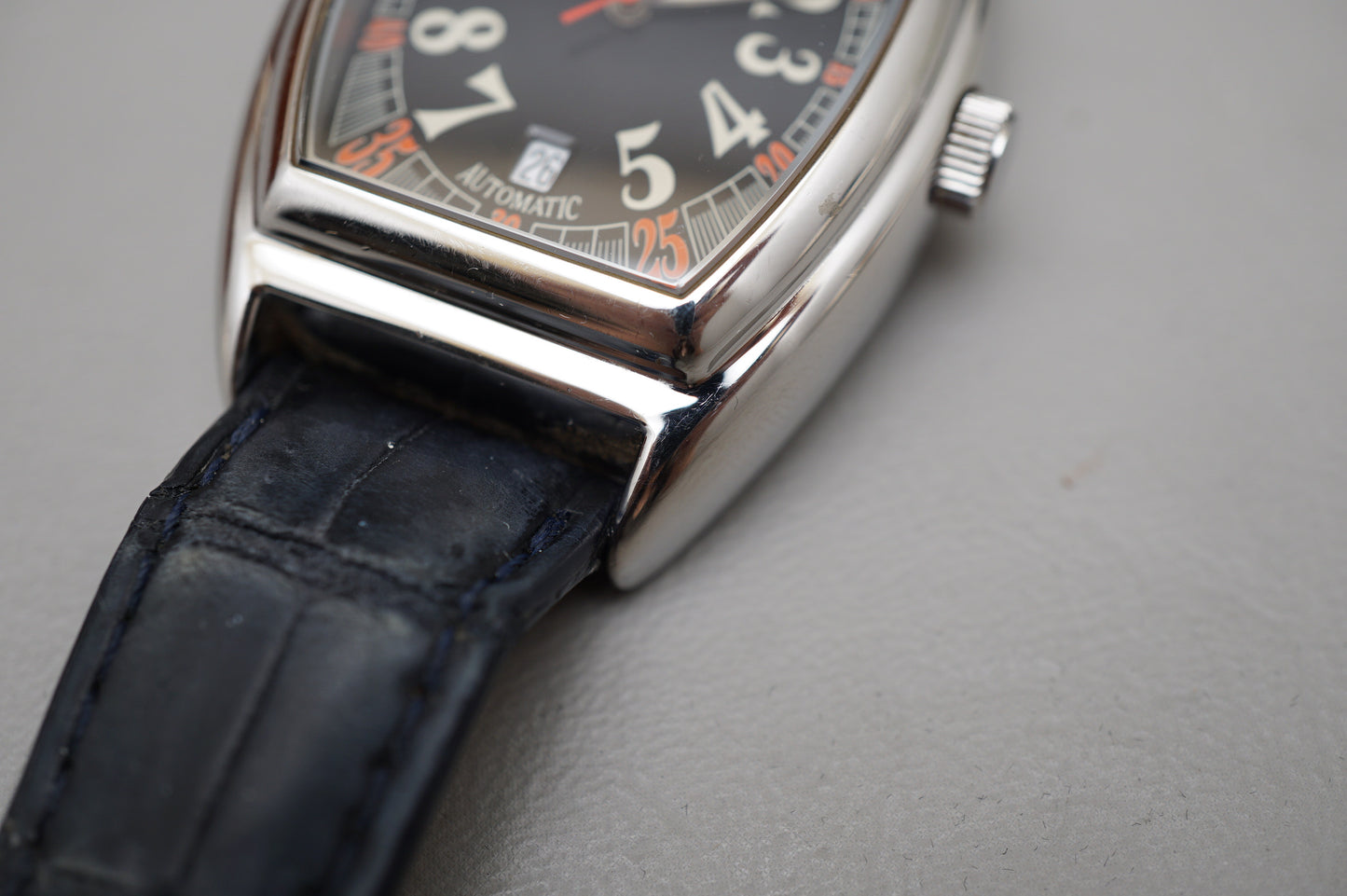 Epos Elegance 3332 Black Dial Swiss Tonneau Automatic Watch