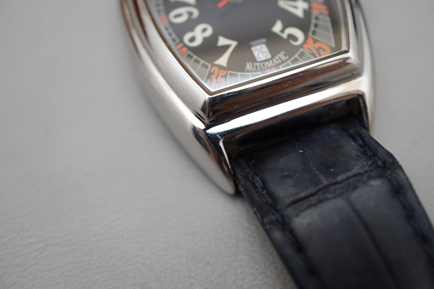 Epos Elegance 3332 Black Dial Swiss Tonneau Automatic Watch