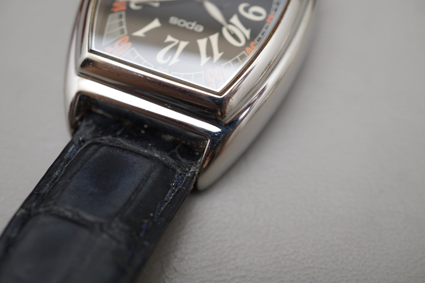 Epos Elegance 3332 Black Dial Swiss Tonneau Automatic Watch