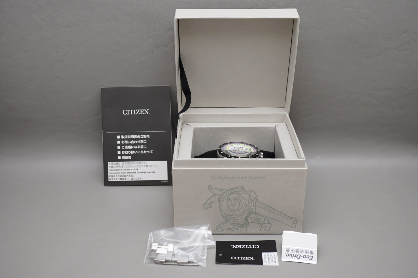 Citizen Eco-Drive AW1166-66A Pixar Toy Story Buzz Lightyear Solar Quartz Watch