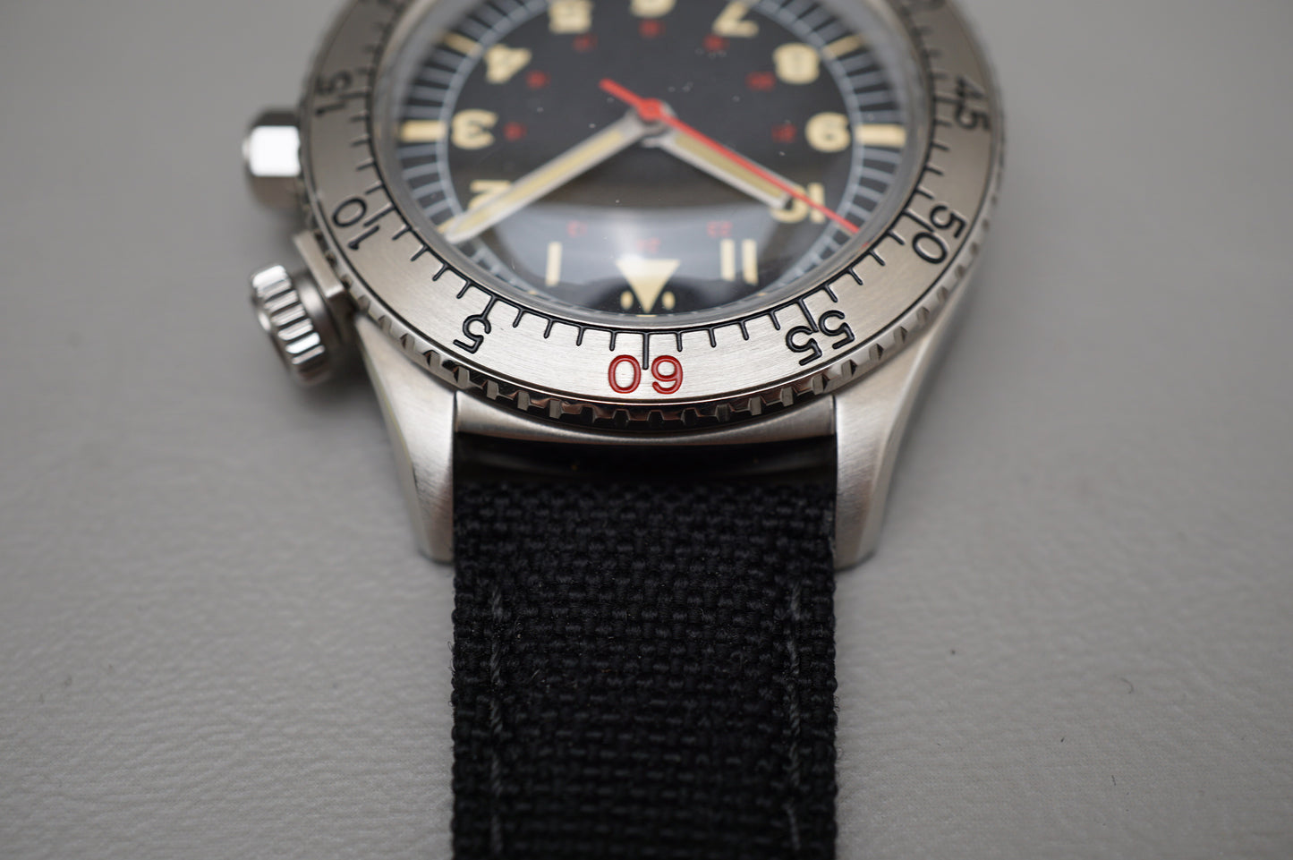 Undone ARO-CMD-SLB NH35 Aero Commando Black Dial Vintage Style Automatic Watch