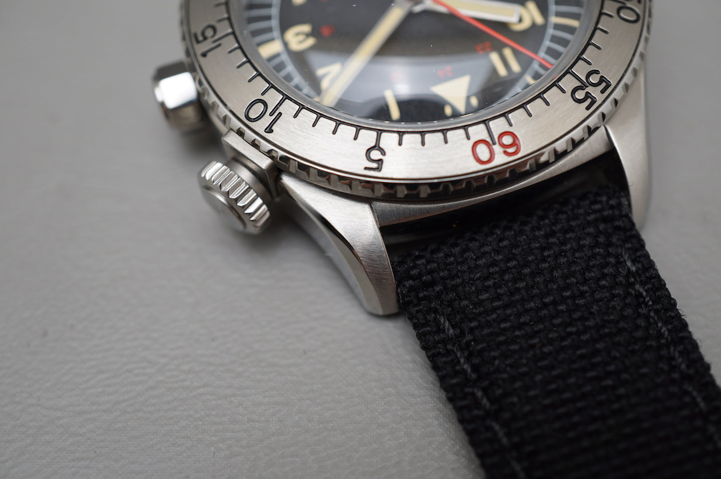 Undone ARO-CMD-SLB NH35 Aero Commando Black Dial Vintage Style Automatic Watch