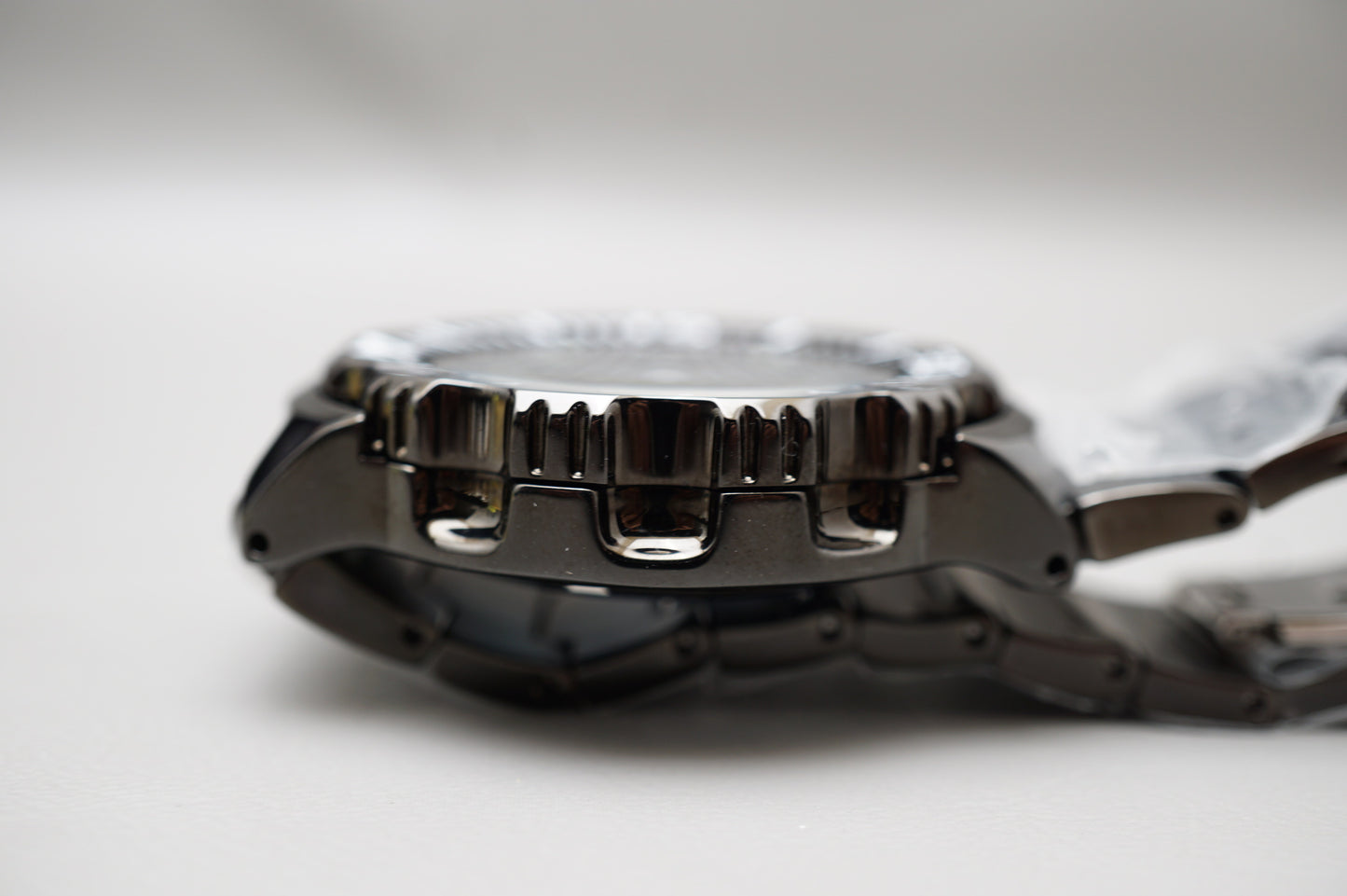 NOS Seiko SZEN002 7S26-03G0 Night Monster Black Ion Plated Automatic Watch