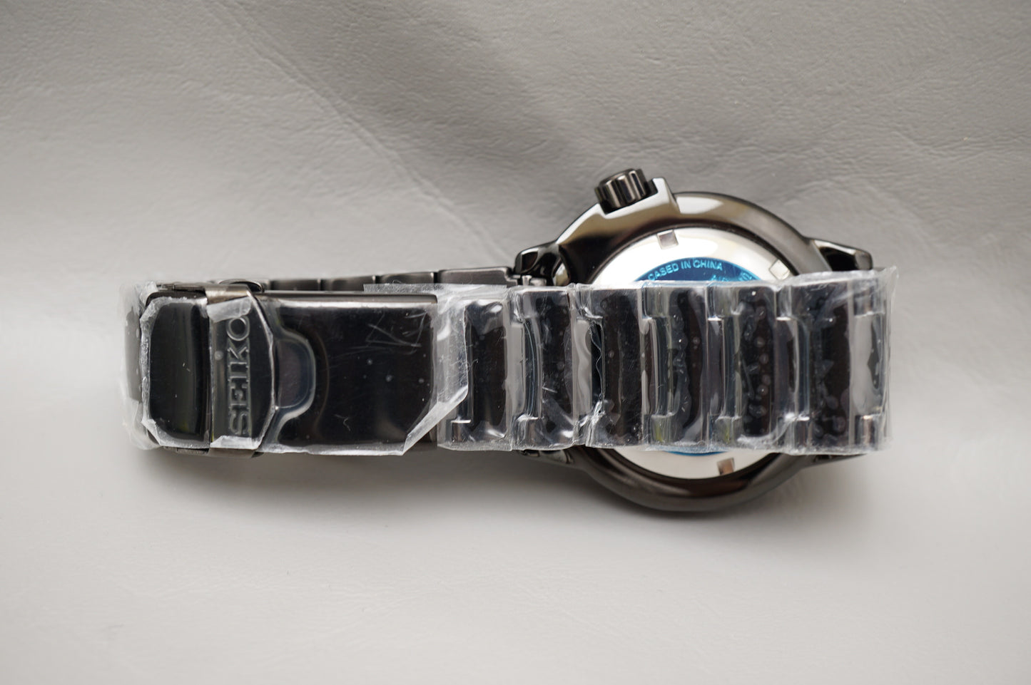 NOS Seiko SZEN002 7S26-03G0 Night Monster Black Ion Plated Automatic Watch