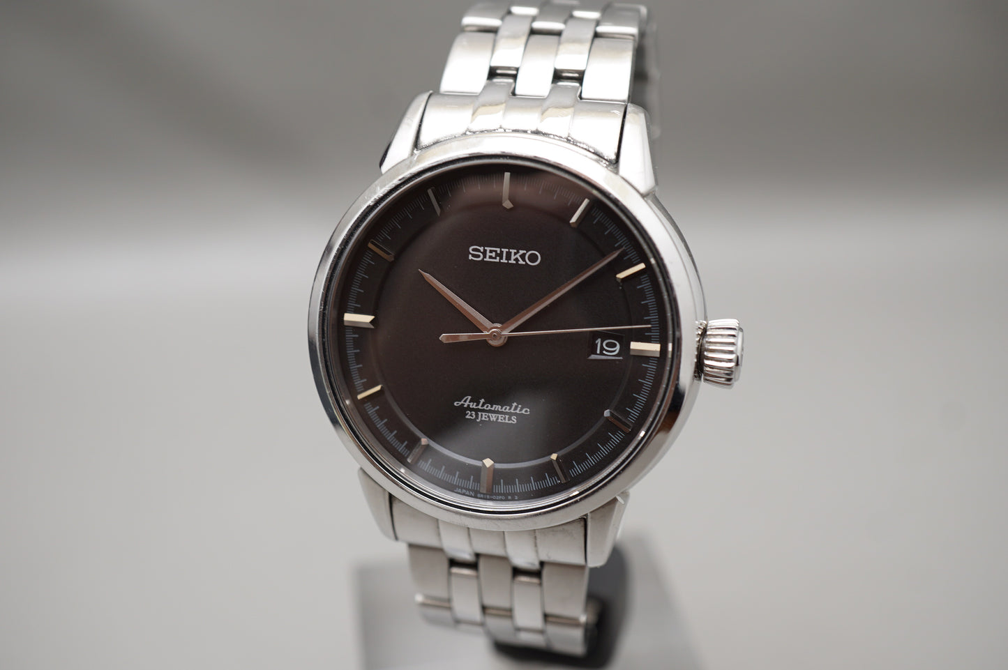 Seiko Presage SARX023 6R15 Black Dial Automatic Watch Original Bracelet