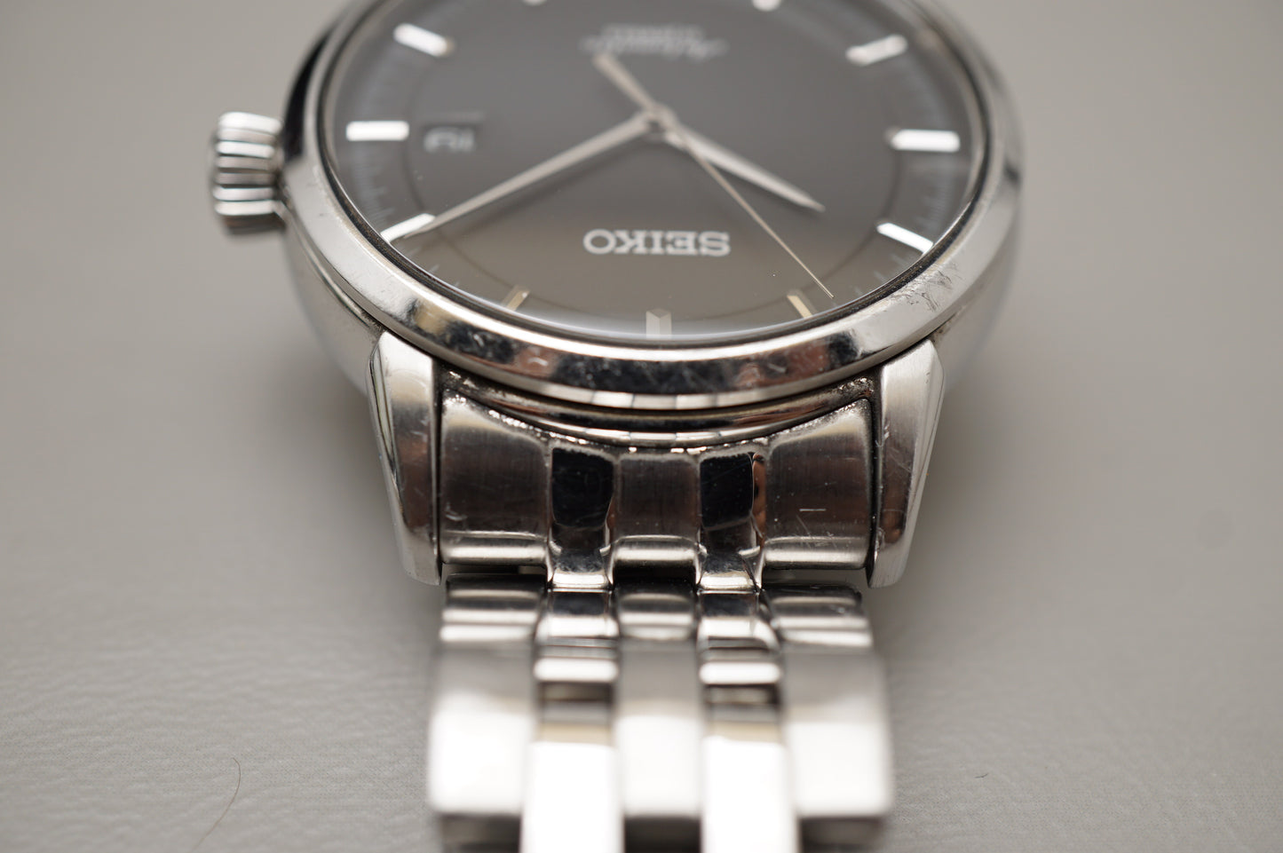 Seiko Presage SARX023 6R15 Black Dial Automatic Watch Original Bracelet