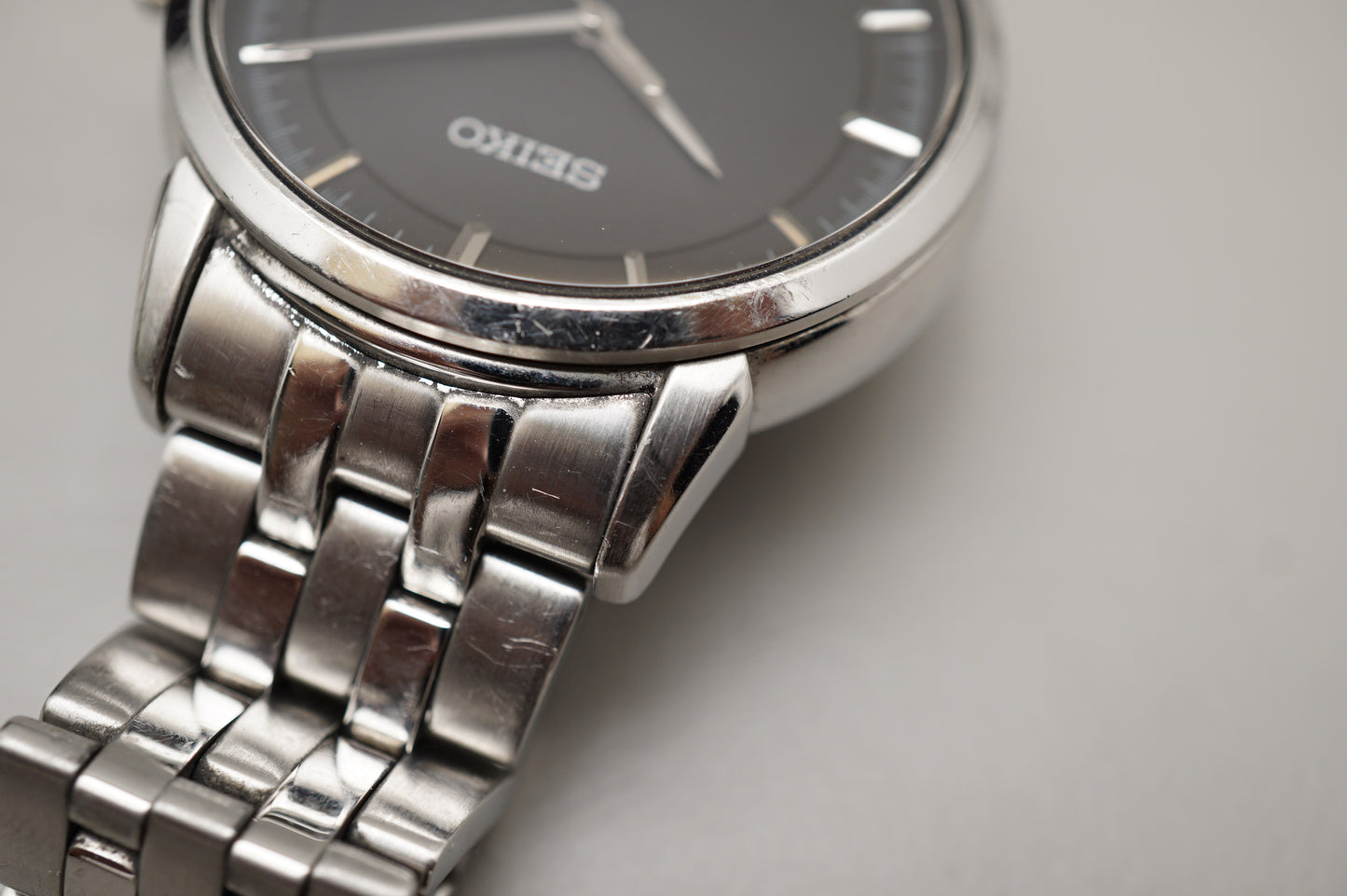 Seiko Presage SARX023 6R15 Black Dial Automatic Watch Original Bracelet