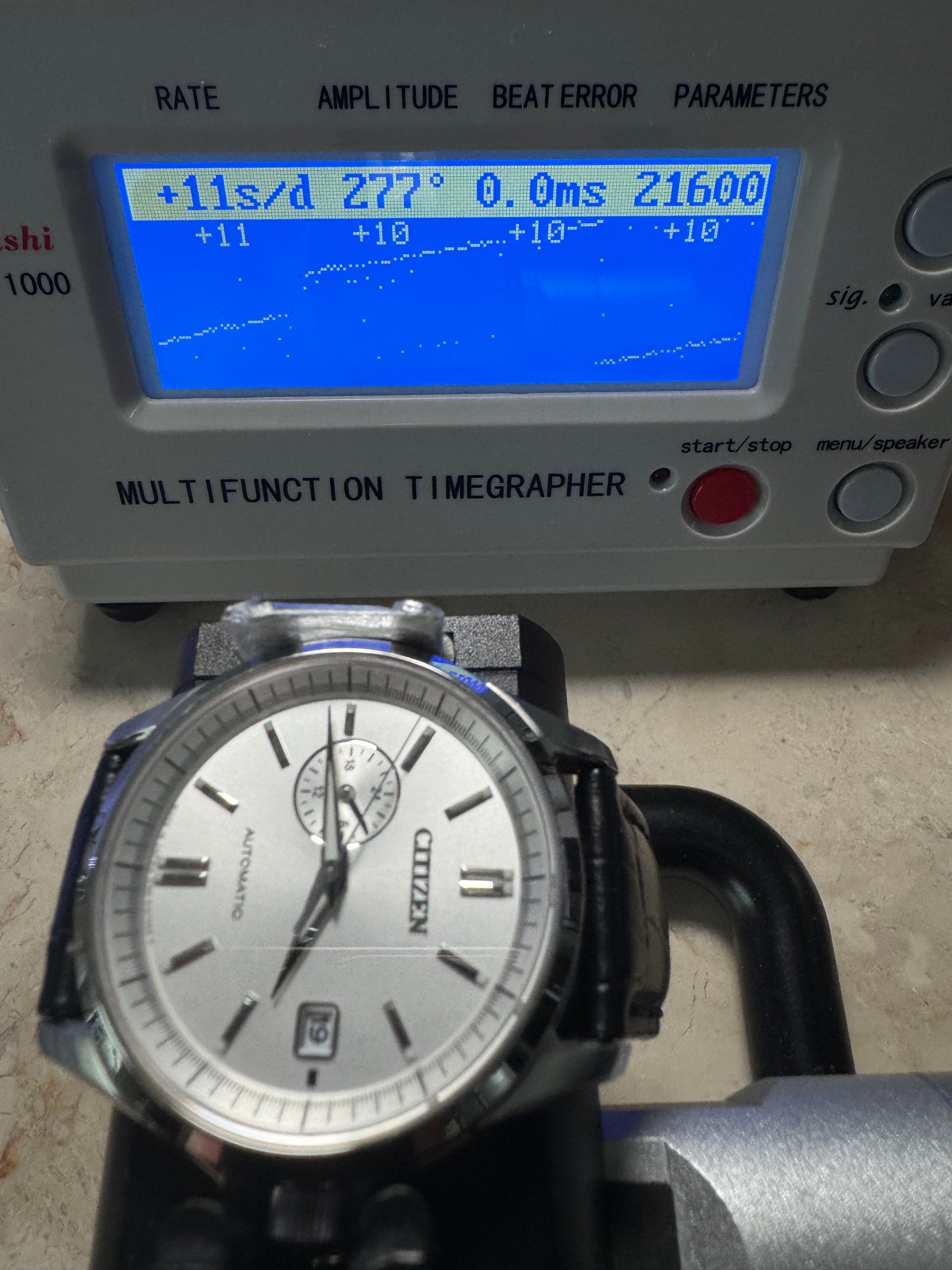 Citizen NP3021-54A CAL.4166 Silver Dial Automatic Watch