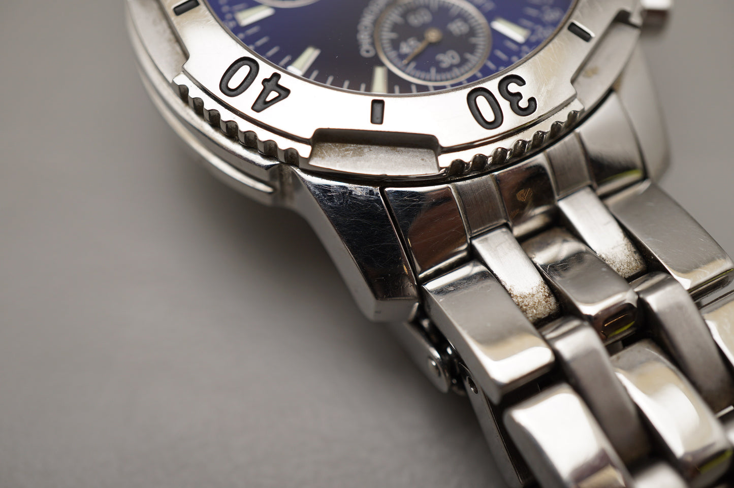 Tissot 1853 T362/462 Prs 200 Blue Dial Chronograph Quartz Watch READ