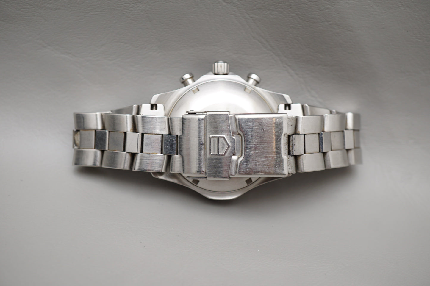 Tag Heuer CN2110 White Dial Swiss Automatic Chronograph Watch Original Bracelet