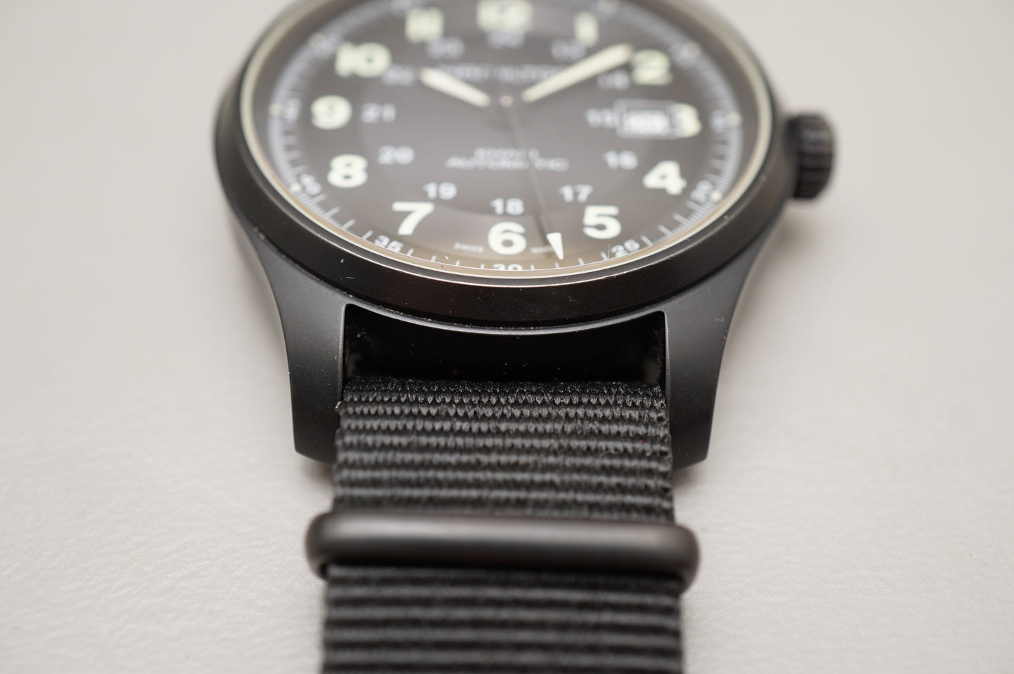 Hamilton Khaki Field H70575733 PVD Black Titanium Automatic Swiss Watch