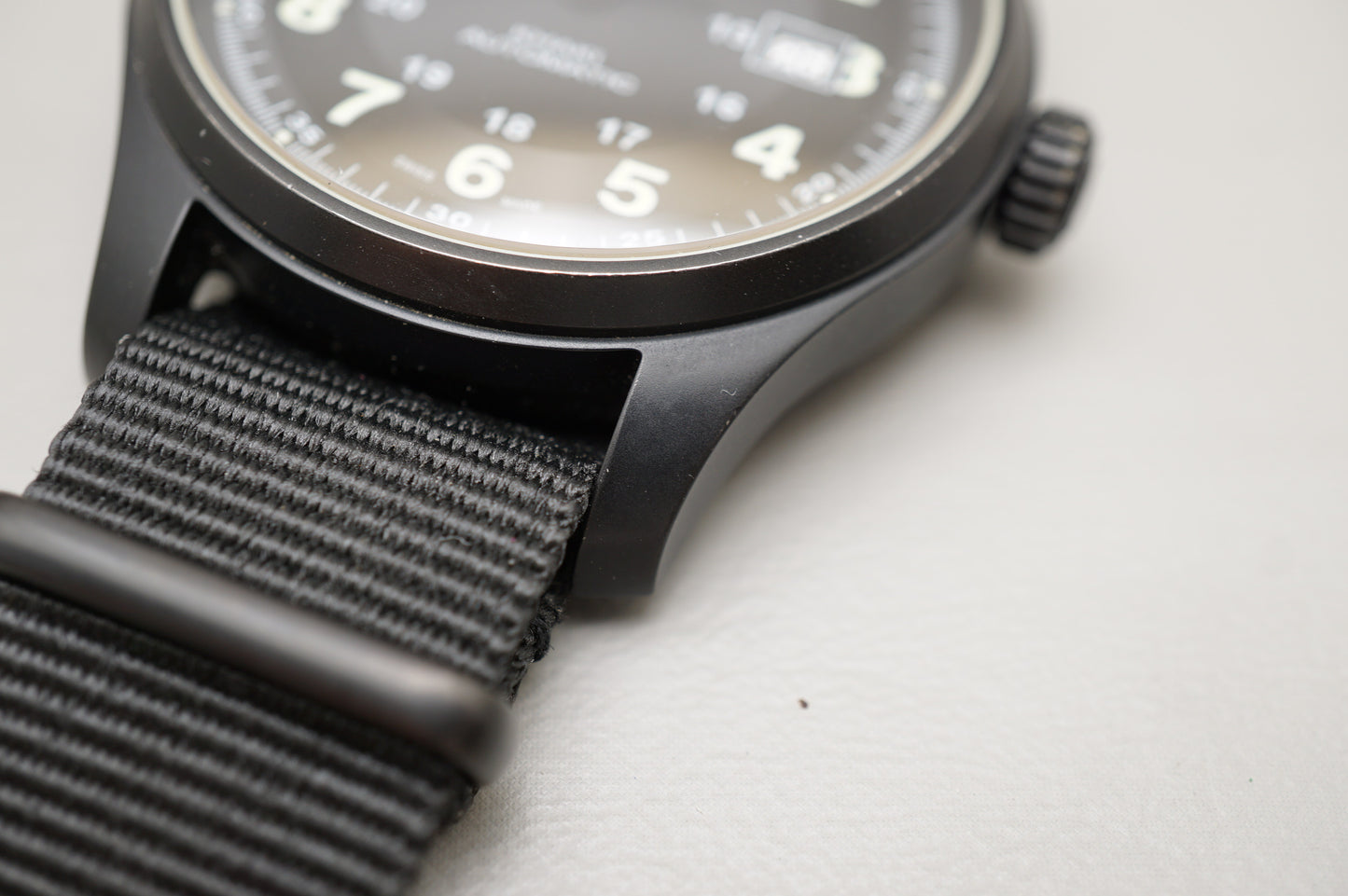 Hamilton Khaki Field H70575733 PVD Black Titanium Automatic Swiss Watch