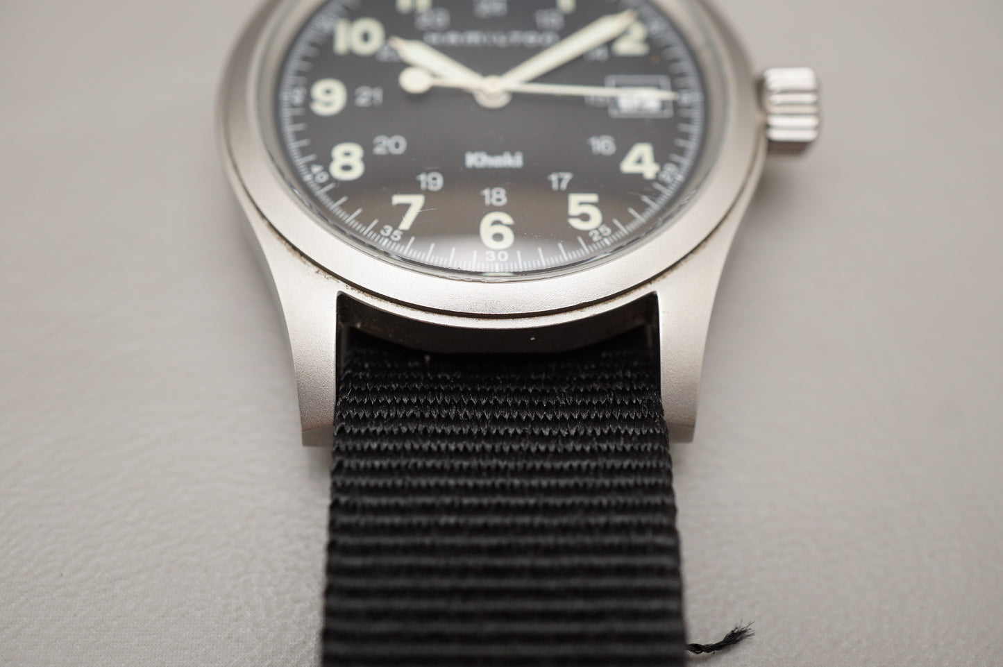 Hamilton Khaki Field 6361 Black Dial 38mm Quartz Watch