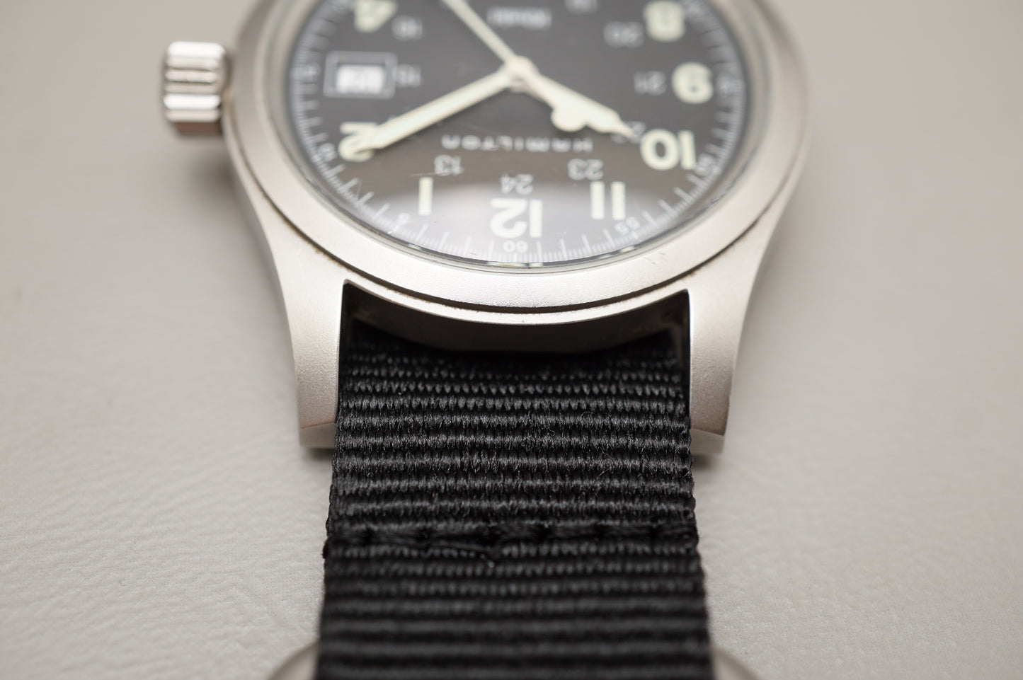 Hamilton Khaki Field 6361 Black Dial 38mm Quartz Watch