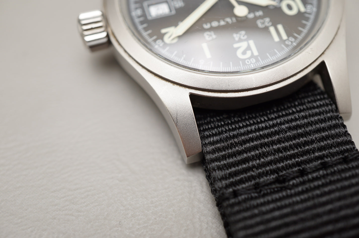 Hamilton Khaki Field 6361 Black Dial 38mm Quartz Watch