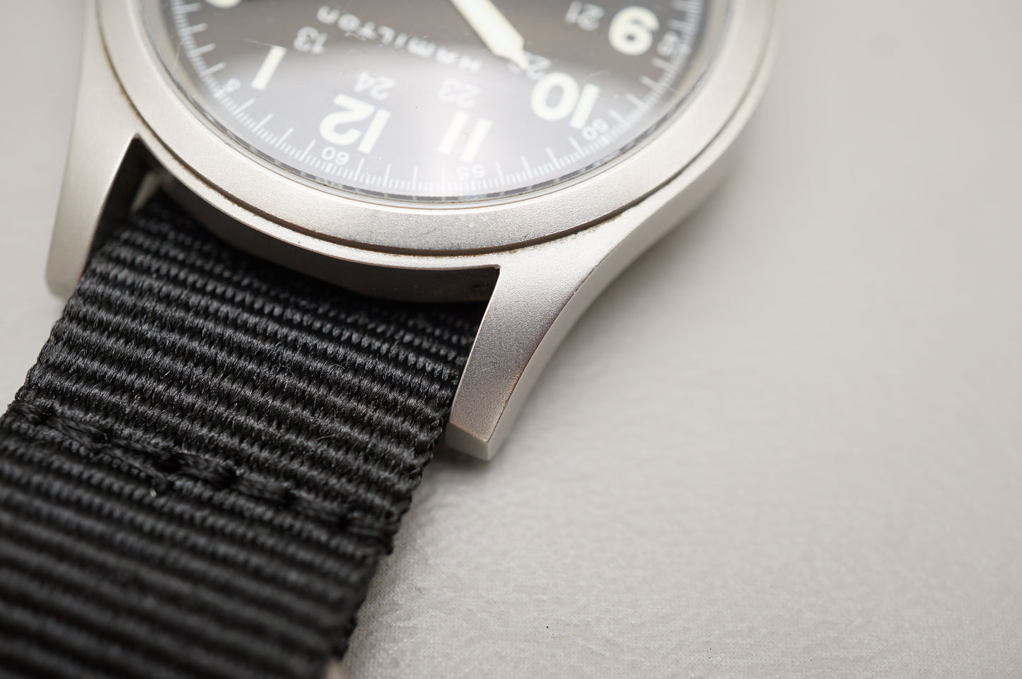 Hamilton Khaki Field 6361 Black Dial 38mm Quartz Watch