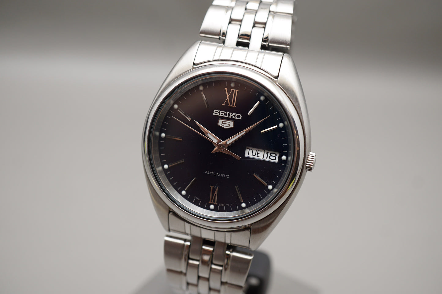 Seiko 5 SNXA21 7S26 Deep Dark Jade Green Dial Automatic Watch