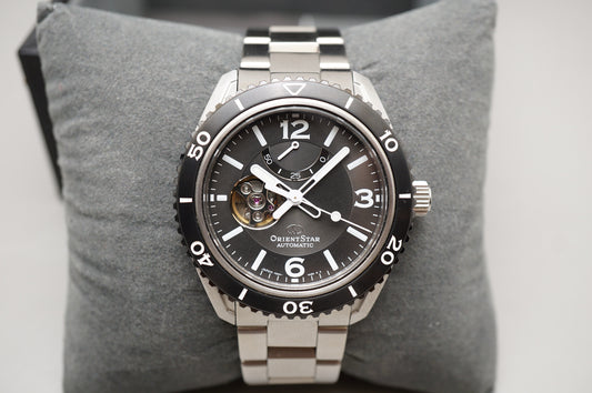 Orient Star RK-AT0101B Open Heart Power Reserve Automatic Dive Watch JDM READ