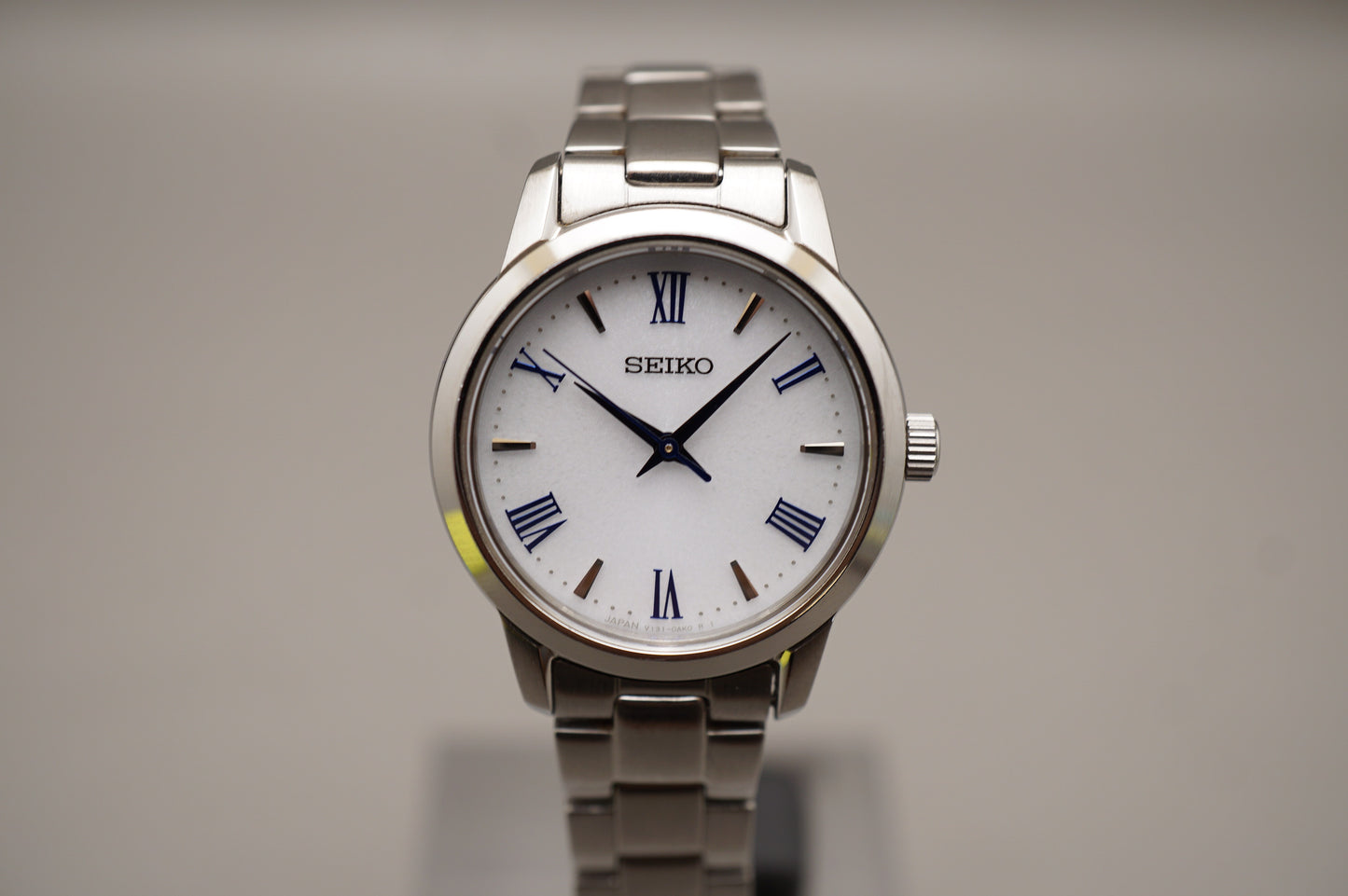 Seiko Selection STPX047 V131 White Roman Numeral Dial Ladies Solar Quartz Watch