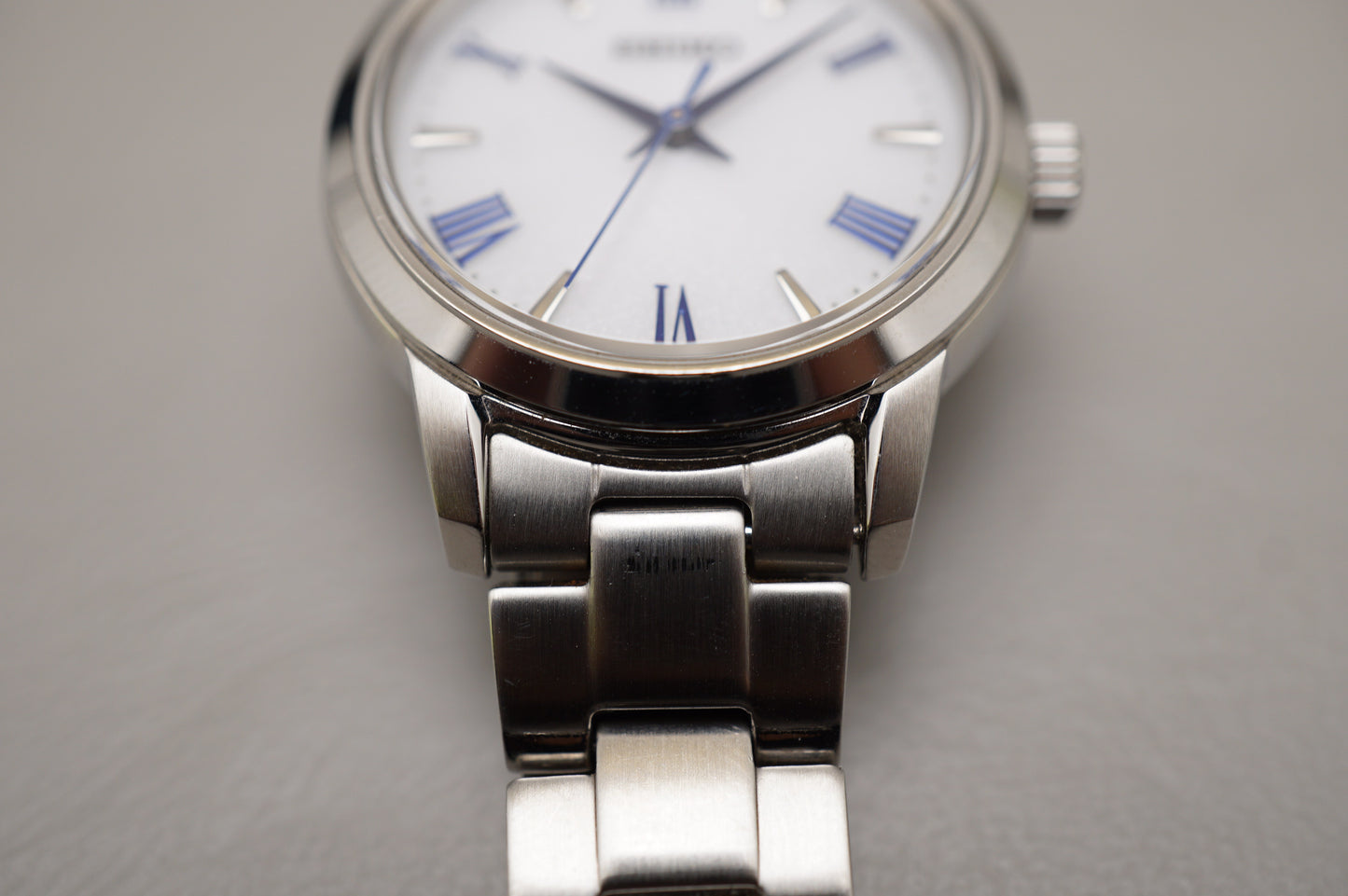 Seiko Selection STPX047 V131 White Roman Numeral Dial Ladies Solar Quartz Watch
