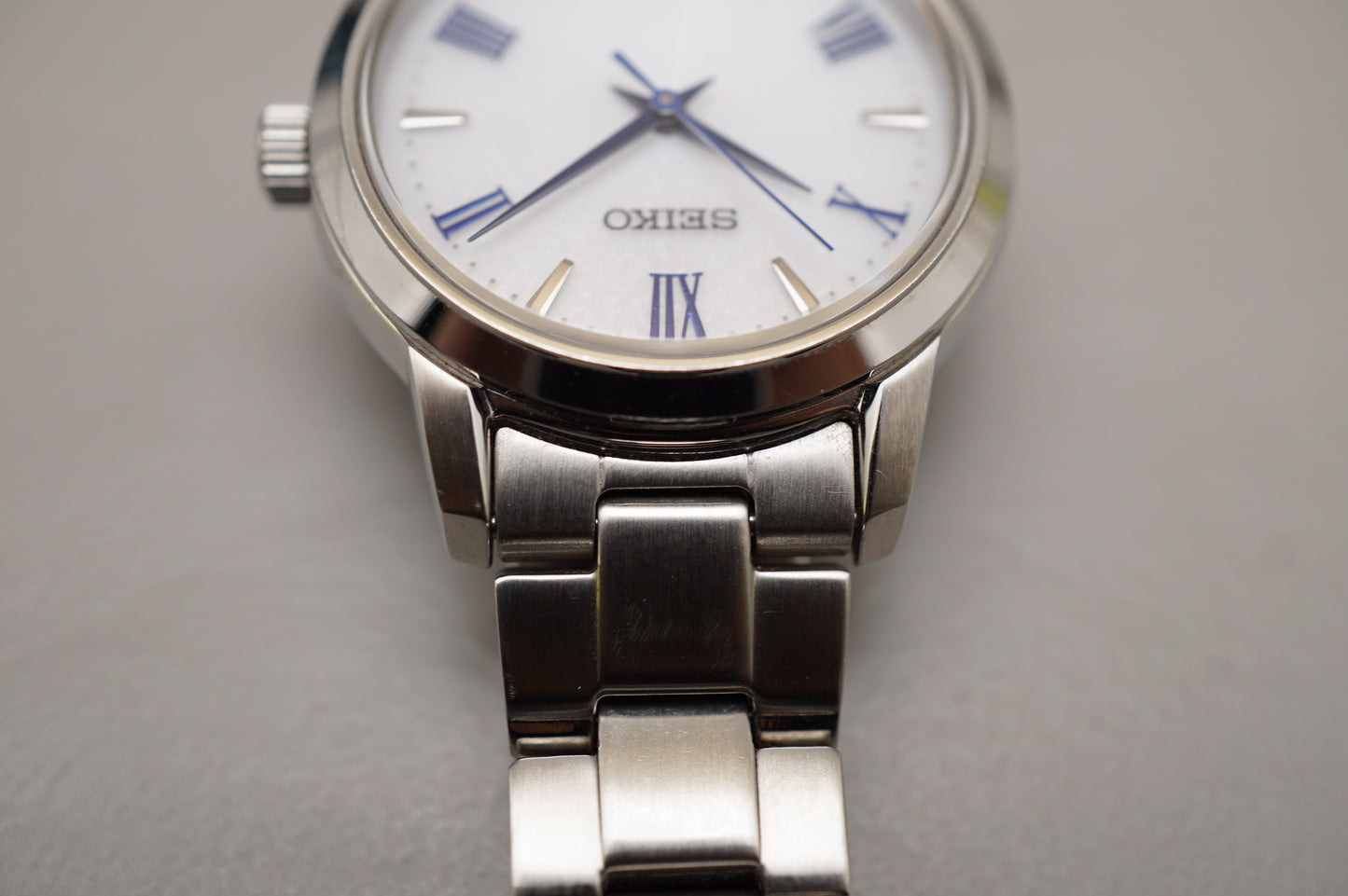 Seiko Selection STPX047 V131 White Roman Numeral Dial Ladies Solar Quartz Watch