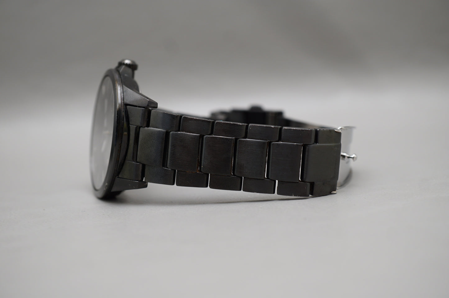 Seiko V147-0AV0 Black Tone PVD Solar Quartz JDM Watch