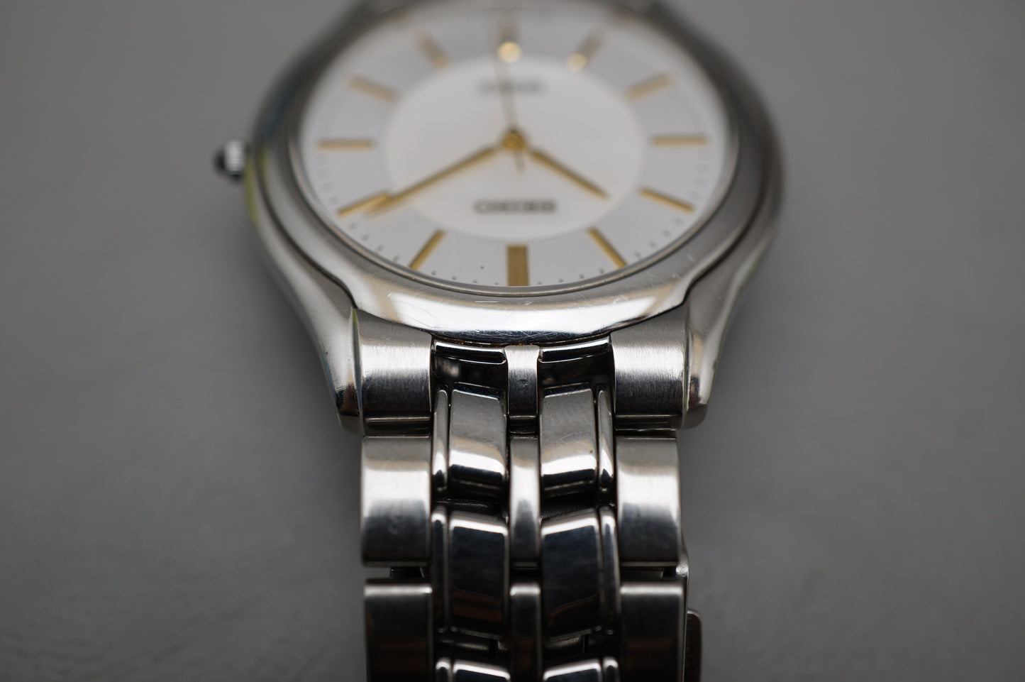Vintage Seiko Dolce 8J41-6030 Pearled Sector Dial Quartz Watch
