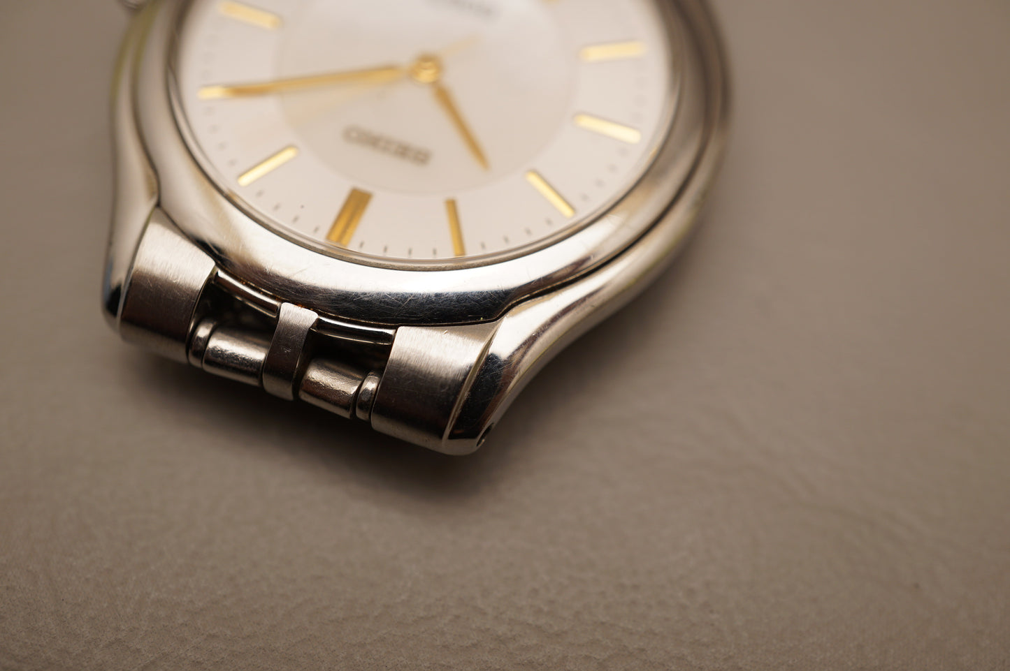Vintage Seiko Dolce 8J41-6030 Pearled Sector Dial Quartz Watch