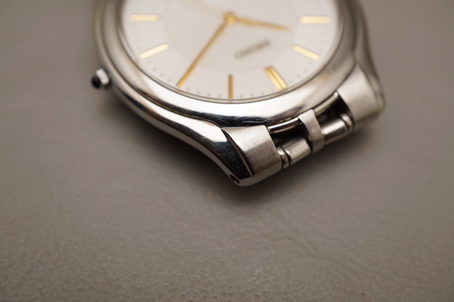 Vintage Seiko Dolce 8J41-6030 Pearled Sector Dial Quartz Watch