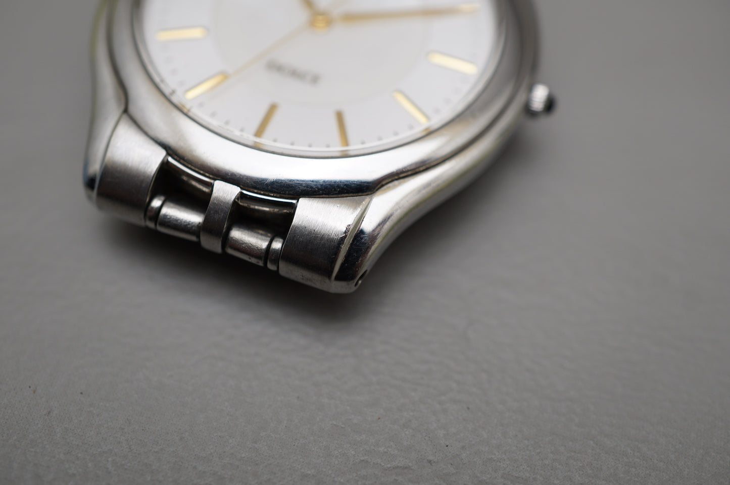 Vintage Seiko Dolce 8J41-6030 Pearled Sector Dial Quartz Watch