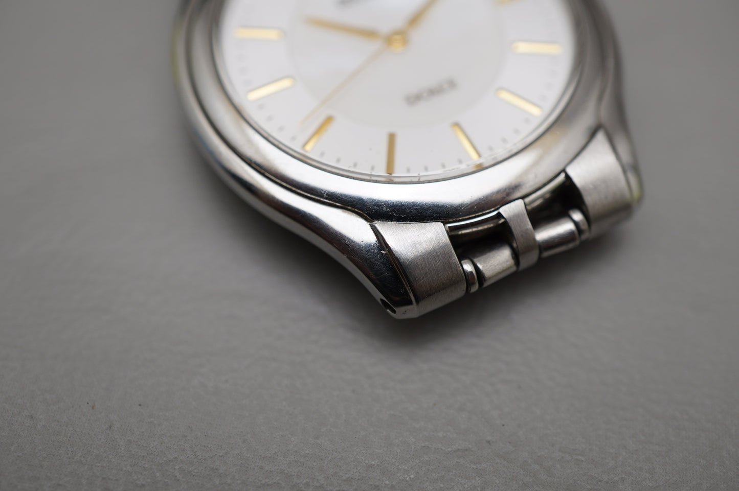 Vintage Seiko Dolce 8J41-6030 Pearled Sector Dial Quartz Watch