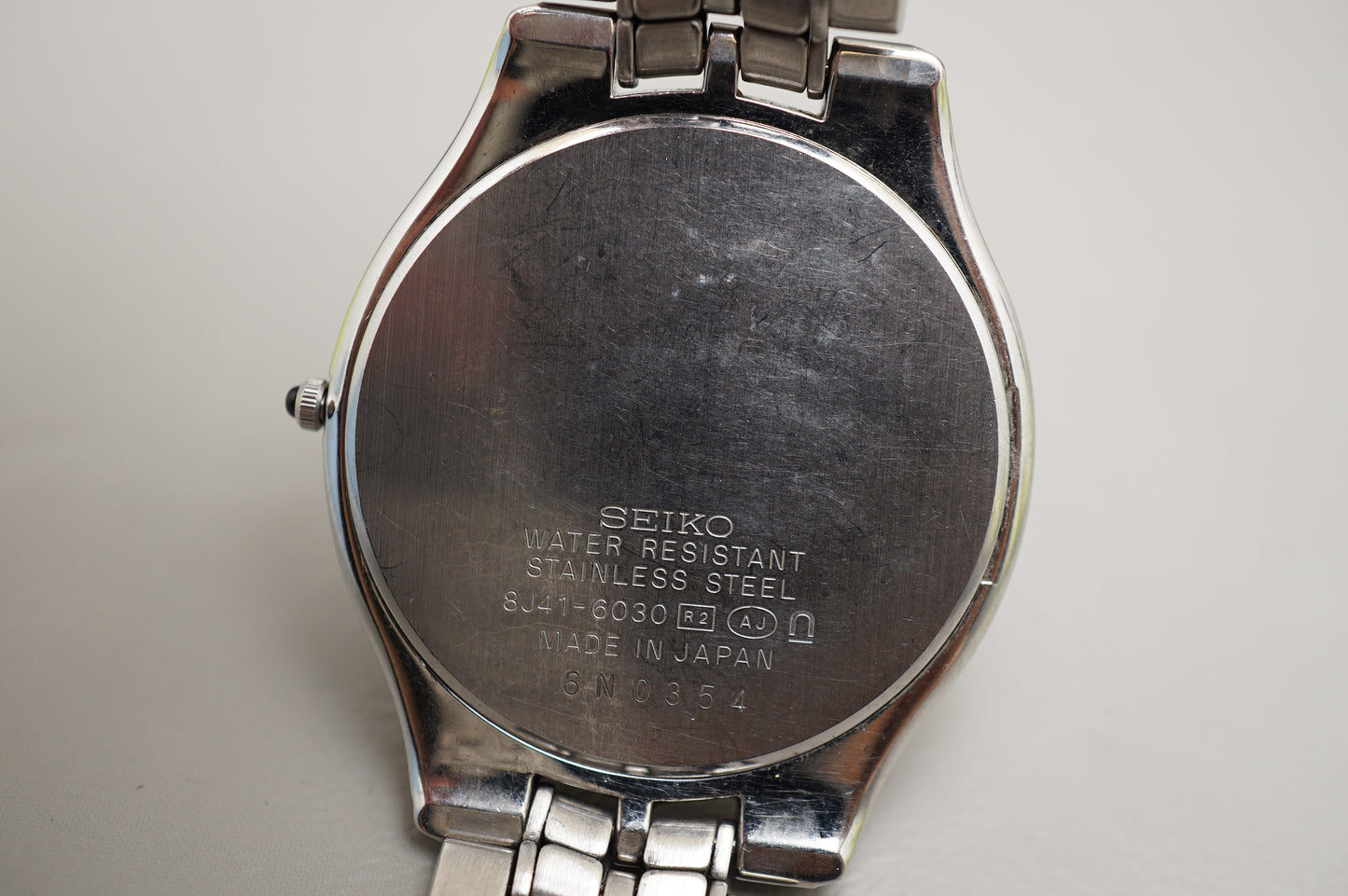Vintage Seiko Dolce 8J41-6030 Pearled Sector Dial Quartz Watch