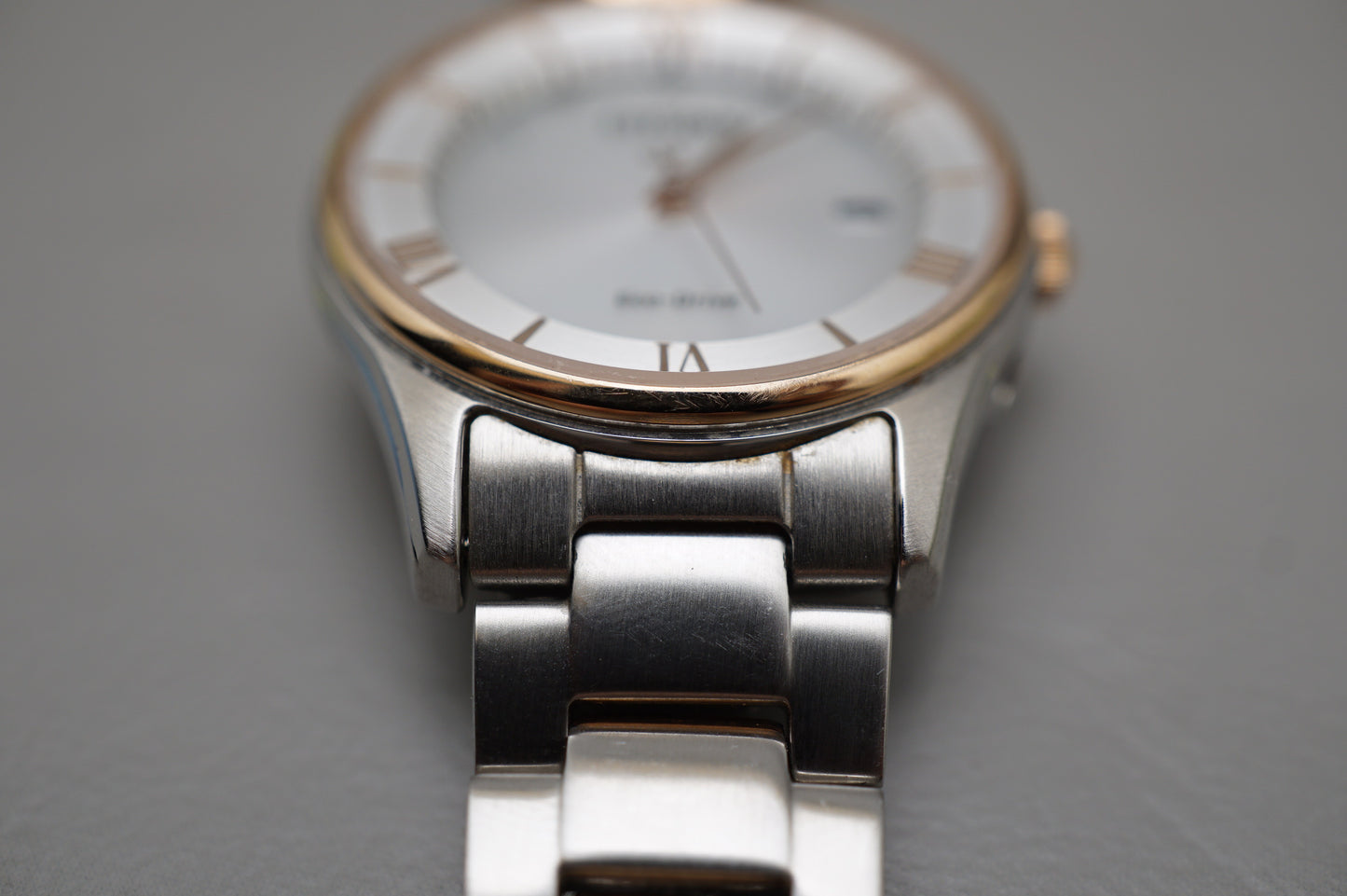 Citizen Collection ES0002-57A Rose Gold Two Tone Solar Quartz Ladies Watch