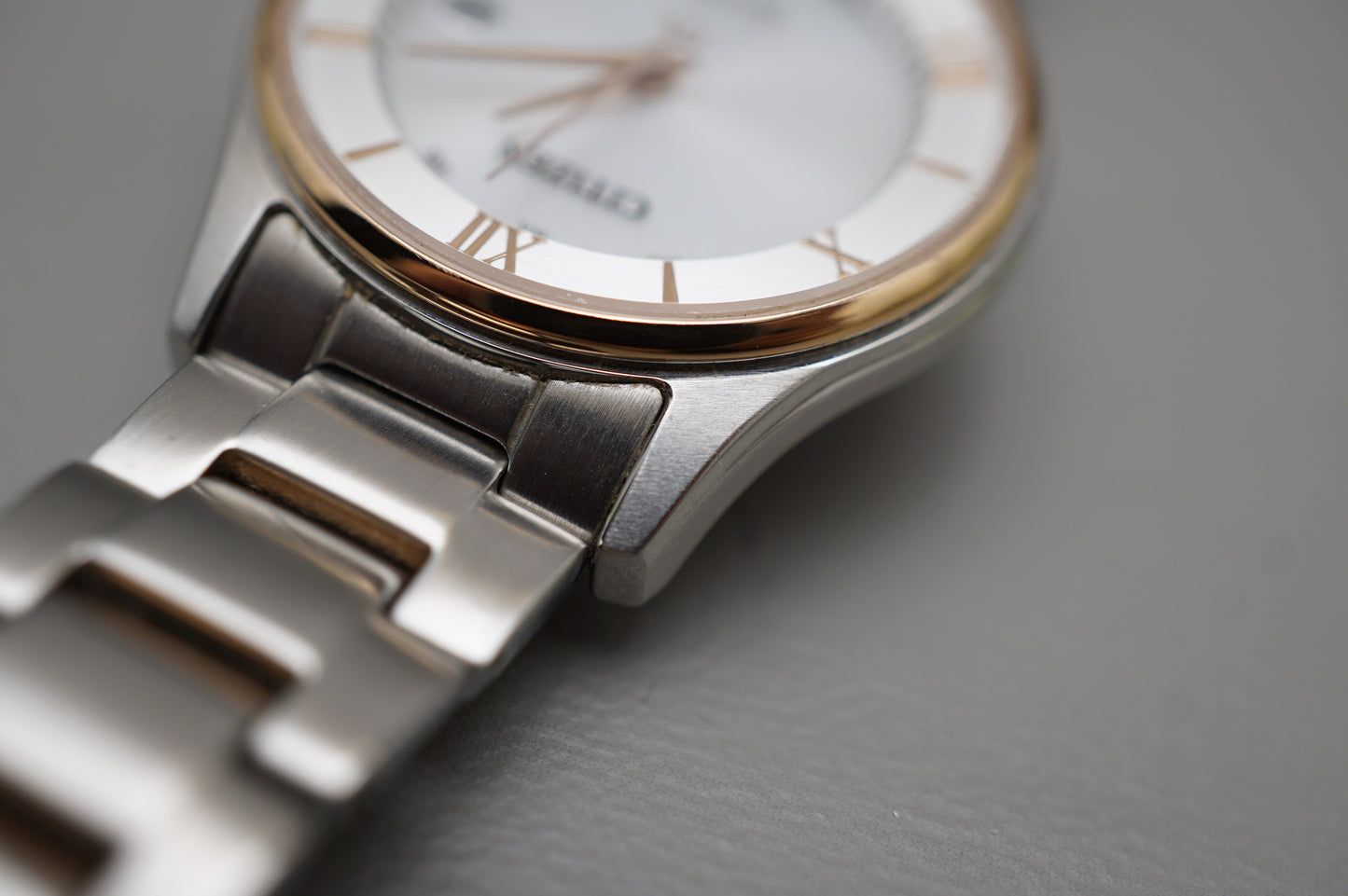 Citizen Collection ES0002-57A Rose Gold Two Tone Solar Quartz Ladies Watch