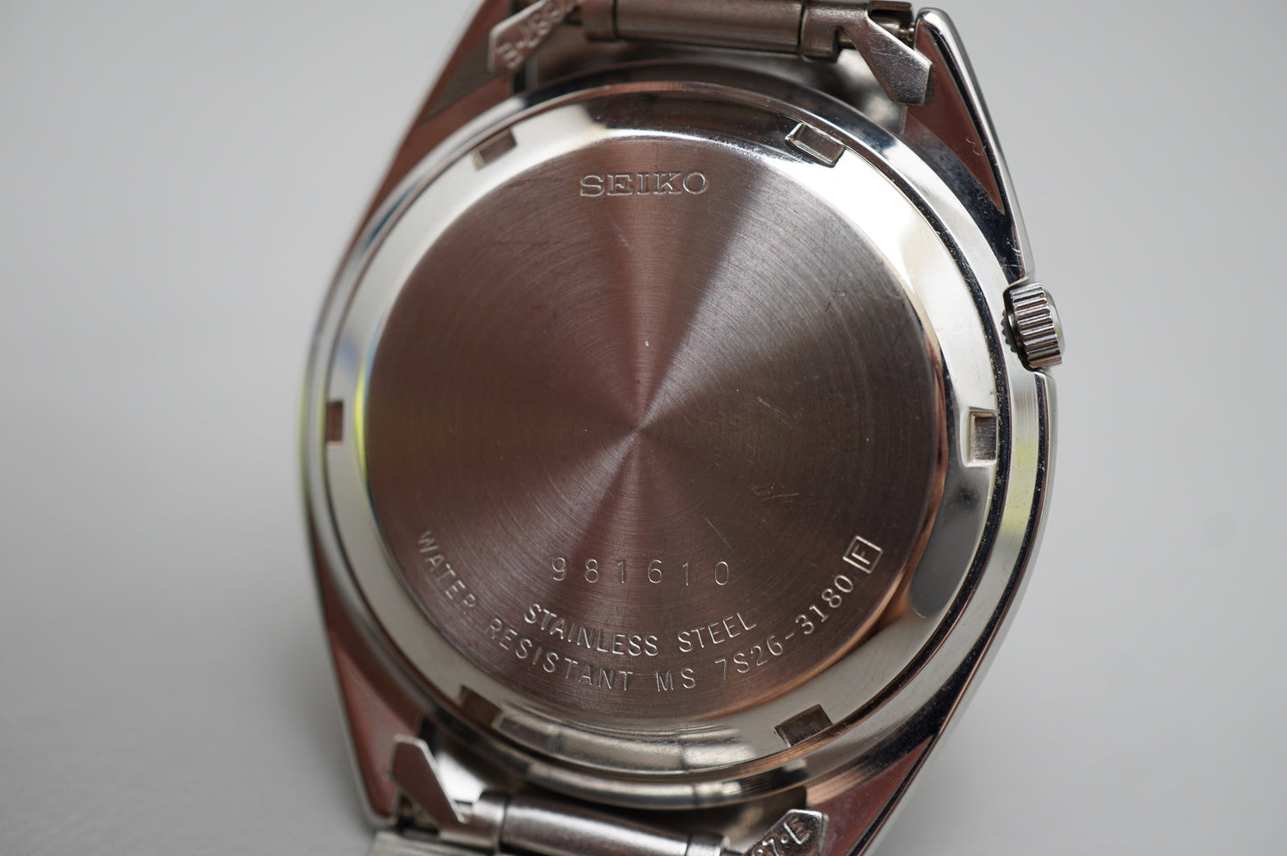 Seiko 5 SNXP15 7S26 Numeric White Dial Automatic Watch Original Bracelet