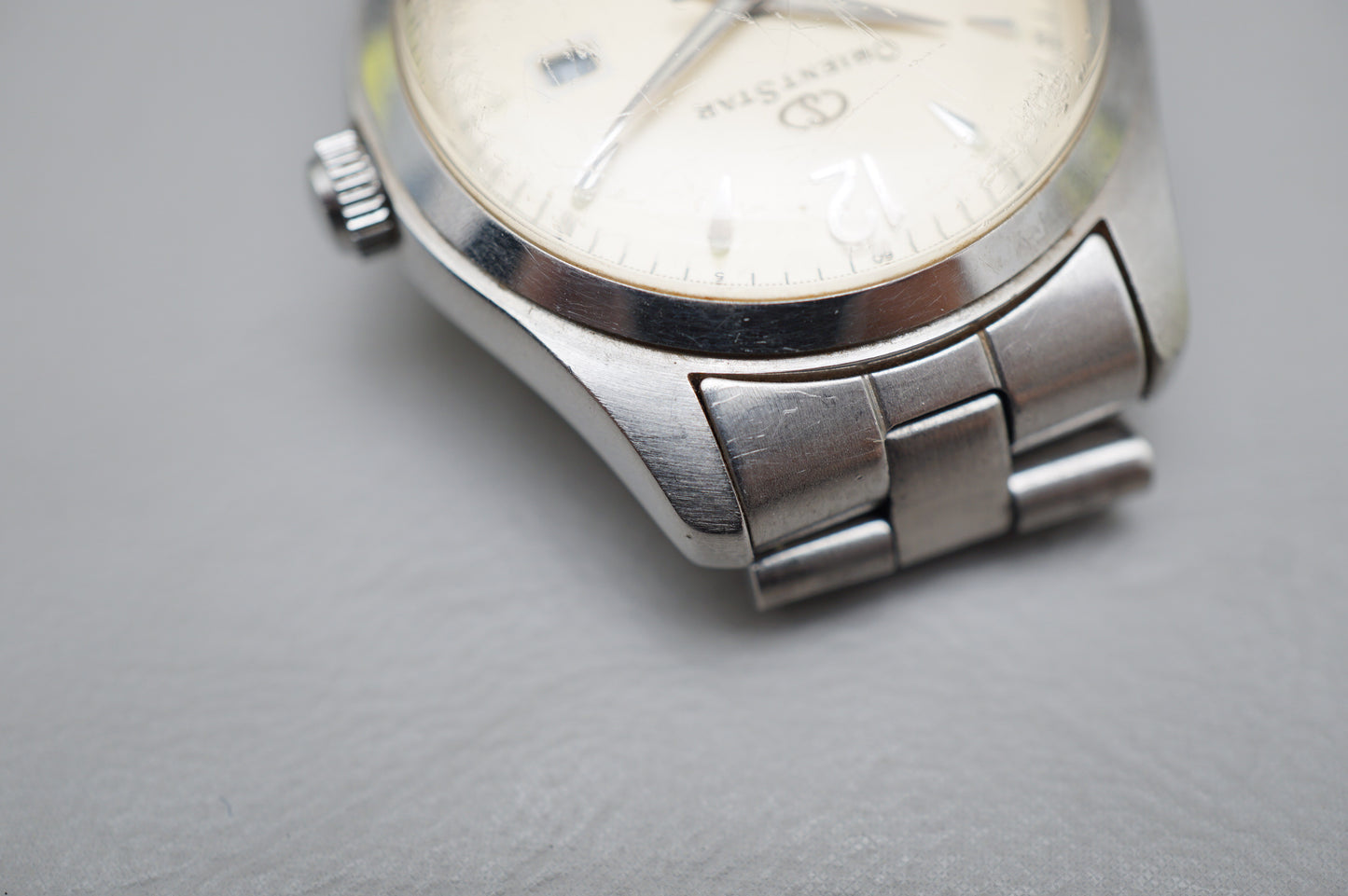 Vintage Orient Star NR0R-00 CS Champagne Explorer Automatic Ladies Watch READ