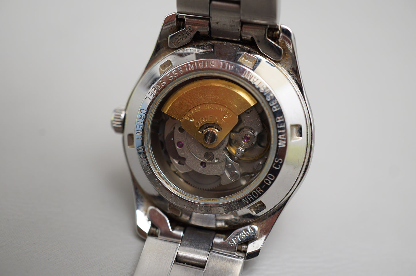 Vintage Orient Star NR0R-00 CS Champagne Explorer Automatic Ladies Watch READ