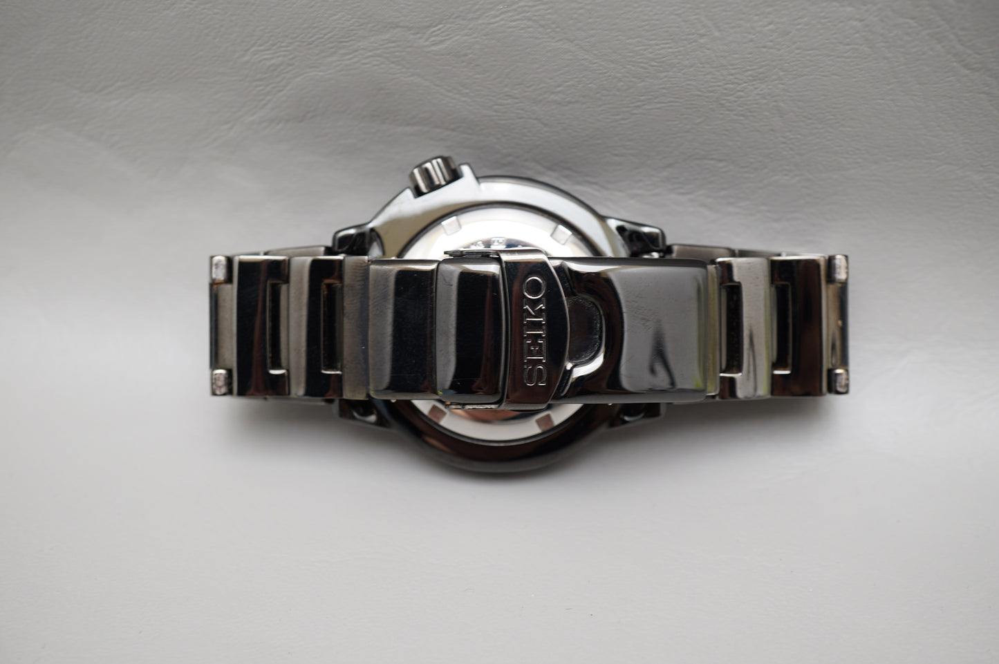 Seiko SZEN007 7S26-03G0 Red Night Monster Black Ion Plated Automatic Watch