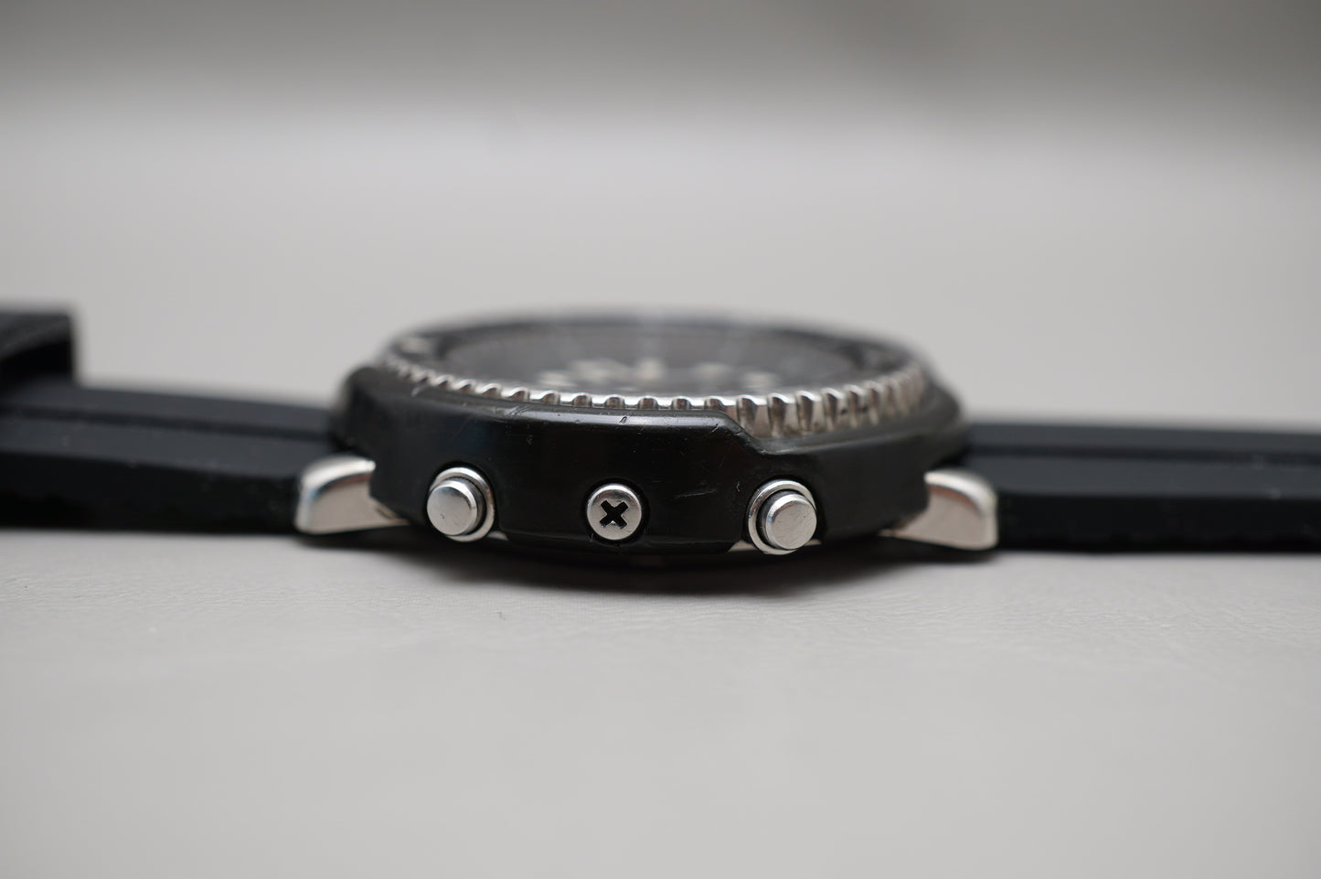 Vintage April 1982 Seiko H558-5000 Black Dial Arnie Quartz Watch Original