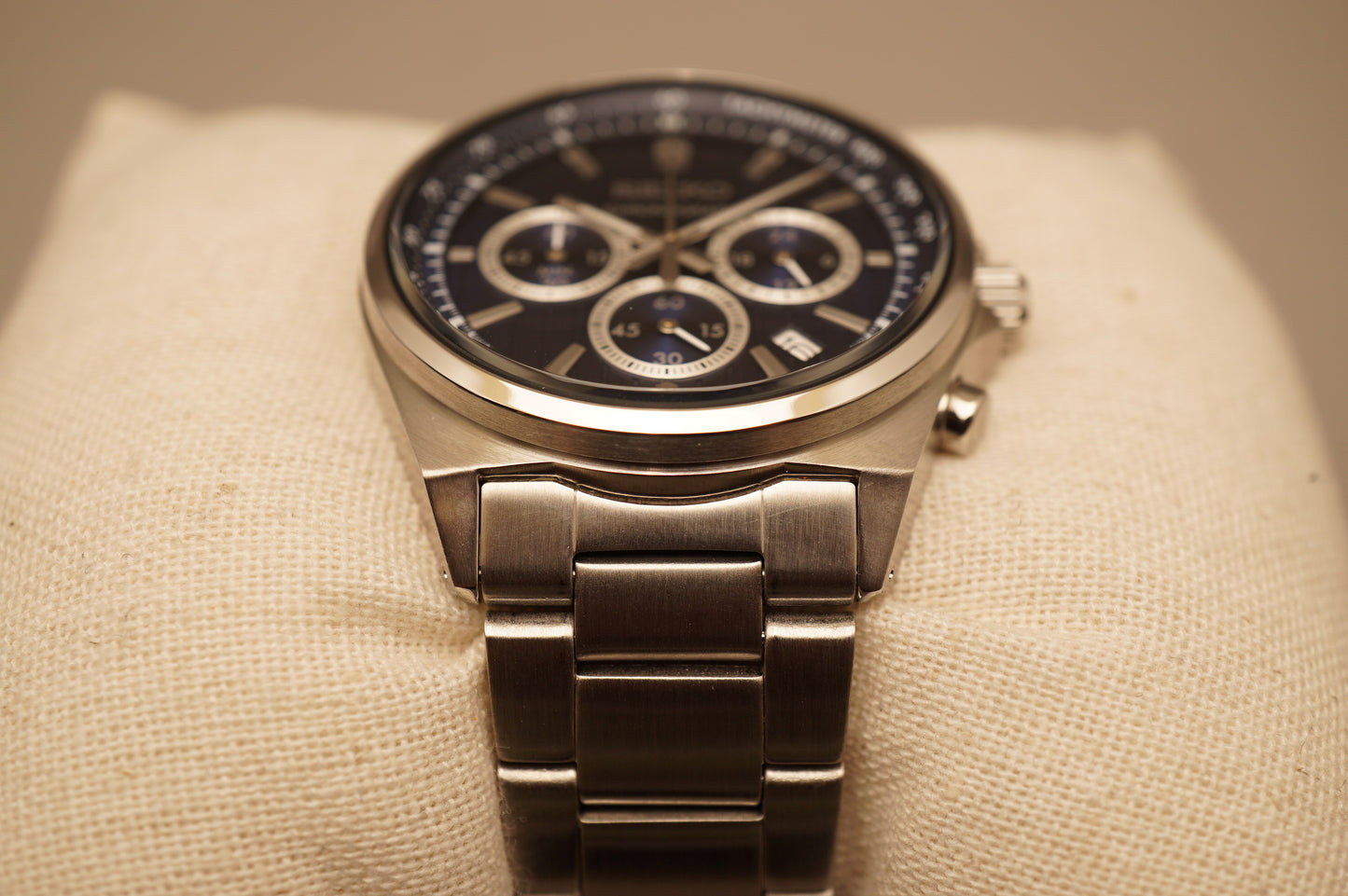 Seiko Selection SBTR033 8T63 S-Series Dark Blue Dial Quartz Chronograph Watch
