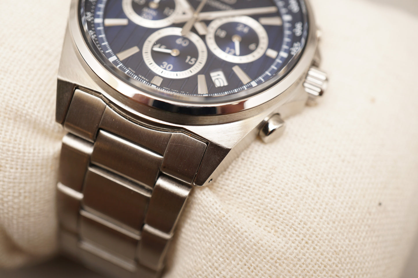 Seiko Selection SBTR033 8T63 S-Series Dark Blue Dial Quartz Chronograph Watch