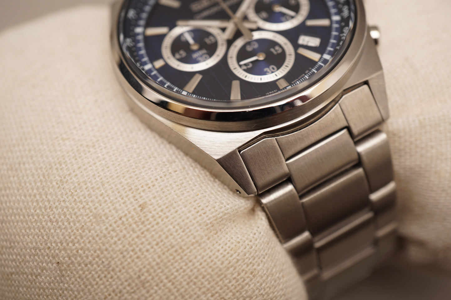 Seiko Selection SBTR033 8T63 S-Series Dark Blue Dial Quartz Chronograph Watch