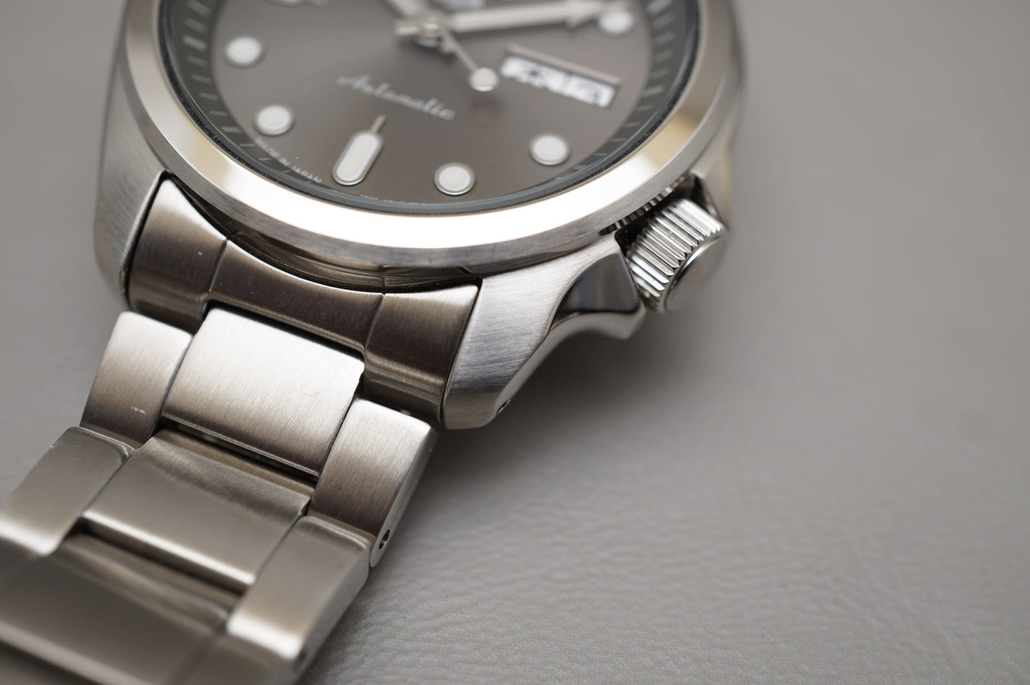 Seiko 5 Sports SBSA041 4R36 Anthracite 40mm Grey Dial Automatic Watch